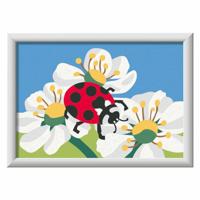 Ravensburger CreArt Schilderen op nummer lieveheersbeestje - thumbnail