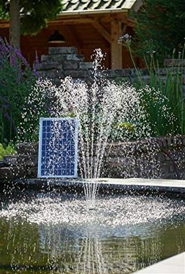 SolarMax 1000 vijverpomp fontein met zonnepaneel - inclusief accu SolarMax 1000 vijverpomp fontein met zonnepaneel - inclusief accu