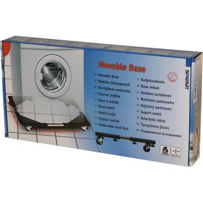 Scanpart wasmachine onderstel met wielen Wasmachine accessoire