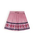 NoNo Meisjes rok plisse met print - Nulan - Vintage roze - thumbnail