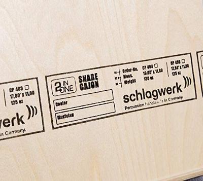 Schlagwerk CP404BLK 2inOne Snare Cajon (berkenhout zwarte print) - thumbnail