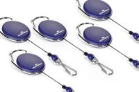 Afrolmechanisme durable style karabijnhaak blauw | 5 stuks - thumbnail