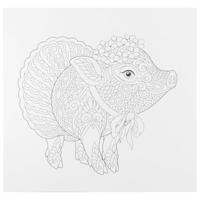 Stylex kleurboek volwassen 24x24 cm - thumbnail