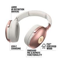 House of Marley Positive Vibration XL Wireless Koptelefoon – Hoofdtelefoon, Bluetooth, Draagbaar, Over-Ear Koptelefoon, Snel Ladend, 24 Uur Batterijduur, Ingebouwde Microfoon en Volume Knoppen - Koper - thumbnail