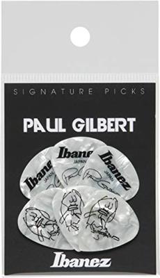 Ibanez B1000PG-PW Paul Gilbert Signature set van 6 plectrums