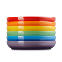 LE CREUSET - San Francisco - Diep bord Coupe 22cm New Rainbow 6-dlg - thumbnail