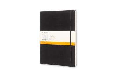 Notitieboek moleskine xl 190x250 ln hc zw