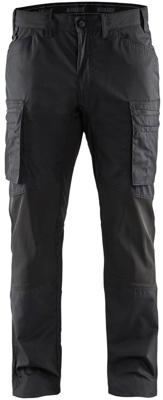 Blåkläder Service werkbroek met stretch 14591845 | Zwart | Maat 46 - 7330509462942
