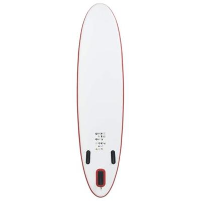 VidaXL Stand up paddleboardset opblaasbaar rood en wit