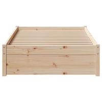 Bedframe zonder matras massief grenenhout 90x200 cm - thumbnail