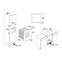Etna CM450ZT Inbouw oven met magnetron Zwart - thumbnail