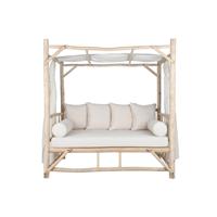 Solstol Home ESPRIT Wit Natuurlijk - thumbnail