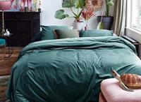 At Home by Beddinghouse At Home by BeddingHouse Tender Dekbedovertrek - Blauwgroen 240x200/220 - thumbnail