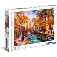 Clementoni High Quality Collection Puzzel Zonsondergang Venetië 500 Stukjes - thumbnail