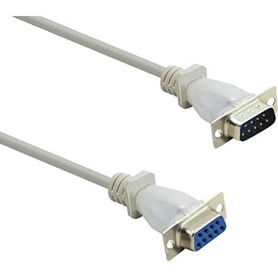 Renkforce Verlengkabel Serieel [1x D-sub stekker 9-polig - 1x D-sub bus 9-polig] 10.00 m Beige