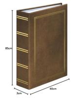 Hama Insteekalbum London Voor 200 Foto&apos;s Van 9x13 Cm Bruin - thumbnail