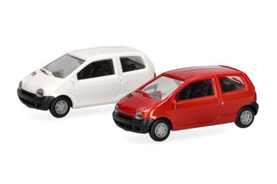 Herpa 012218-007 H0 Auto Renault Twingo, Vermehlo vivo en Jaune vanille