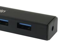 Equip USB-Hub USB 3.0-hub 4 poorten Zwart - thumbnail
