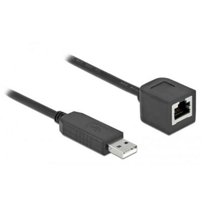 Delock Seriële aansluitkabel, USB A-connector naar RS-232, RJ45-aansluiting 50 cm