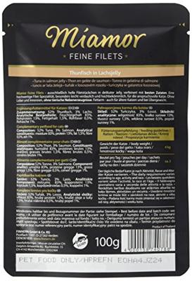 Miamor 74078 droogvoer voor kat 100 g Volwassen Zalm, Tonijn