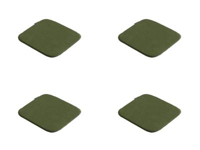Modern dining kussen ca. 40x40 cm Panama green (4 stuks) Madison - Madison