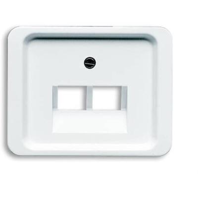Busch-Jaeger Afdekking UAE-, IAE-, ISDN-contactdoos Verkeerswit, Wit 2CKA001710A2033
