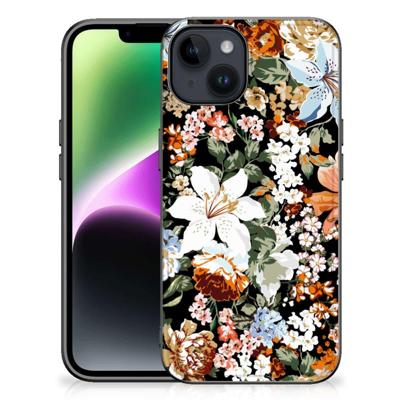 Bloemen Hoesje voor iPhone 15 Dark Flowers Bloemen Hoesje voor iPhone 15 Dark Flowers