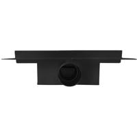 Doucheput Aquasplash Pozo met Zijuitlaat en Flens 20 cm Mat Zwart Aquasplash - thumbnail