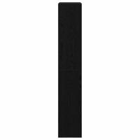 Plantenstandaard 100x33x187,5 cm bewerkt hout zwart eikenkleur - thumbnail