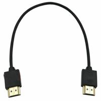 V1.4 Ultraslim HDMI Cable, M/M 50CM,OD=3.2 - thumbnail