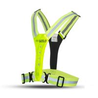 Outwet Gato safer sport vest led usb neongeel one size - thumbnail