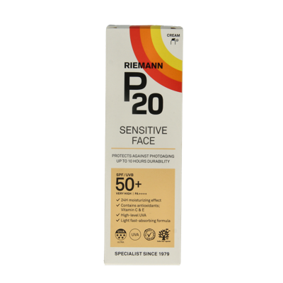 P20 Once a day face creme SPF50 50 Gram
