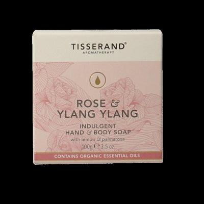 Tisserand Zeep roos & ylang ylang 100 Gram