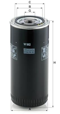 Filter, hydrauliek W962