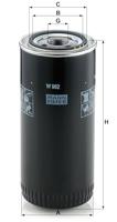 Filter, hydrauliek W962 - thumbnail