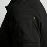 Pme Legend Short Sleeve Polo Cotton Elastan P Poloshirts 999 - Black - thumbnail