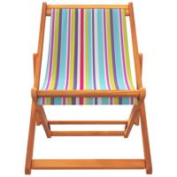 Strandstoelen 2 st inklapbaar stof meerkleurig - thumbnail