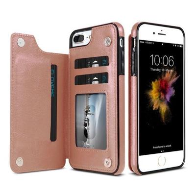 Retro PU lederen case multi kaarthouders telefoon gevallen voor iPhone 6 6s 7 8 plus 5S SE iPhone X XS Max XR Samsung S7 S8 S9 S10 voor iPhone 6 6S