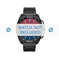 Diesel horlogeband DZ4395 Roestvrij staal (RVS) Zwart 24mm - thumbnail