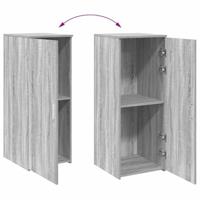 Opbergkast 40x45x103,5 cm bewerkt hout grijs sonoma eikenkleur - thumbnail