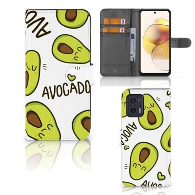 Motorola Moto G73 Leuk Hoesje Avocado Singing Motorola Moto G73 Leuk Hoesje Avocado Singing