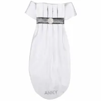 Anky Pleated Crown plastron wit maat:m - thumbnail