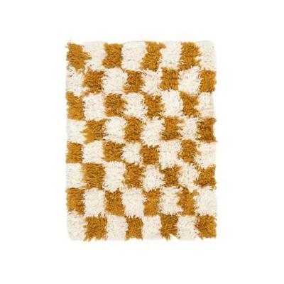 Sissy-Boy Geel-wit geblokte badmat Sissy-Boy Geel-wit geblokte badmat