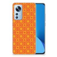 Xiaomi 12 | 12X | TPU bumper | Batik Oranje - thumbnail