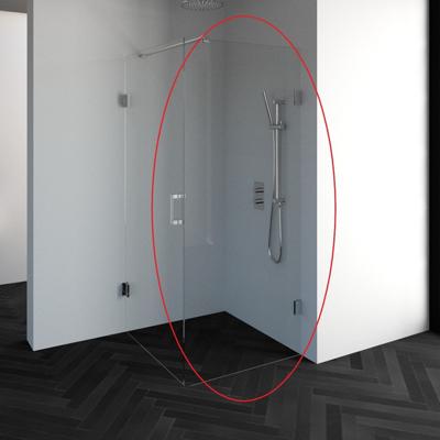 BRAUER Wand 40 helder glas enkelzijdige uitsparingen BRAUER Wand 40 helder glas enkelzijdige uitsparingen