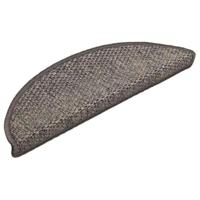 VidaXL Trapmatten zelfklevend sisal-look 30 st 56x17x3 cm grijs-beige - thumbnail