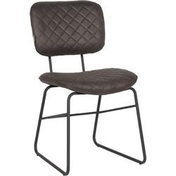 LABEL51 Eetkamerstoel 'Sev', kleur Antraciet LABEL51 Eetkamerstoel 'Sev', kleur Antraciet