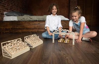 Wooden City formule 1 wagen