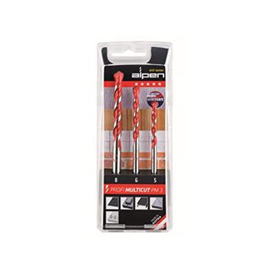 Alpen MultiCut 100703100 Carbide Multifunctionele boorset 3-delig 5 mm, 6 mm, 8 mm Cilinderschacht 1 set(s) Alpen MultiCut 100703100 Carbide Multifunctionele boorset 3-delig 5 mm, 6 mm, 8 mm Cilinderschacht 1 set(s)