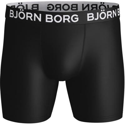 Heren boxershort - Performance - 1-Pack - Black - Zwart microfiber ondergoed